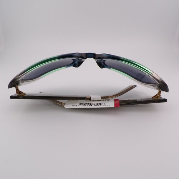 Marc Jacobs Bold Square Wraparound Shades, Green Blue Unique Statement Big 59mm main image 6